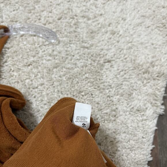 Offline by Aerie Medium Burnt Orange Soft Cozy Versatile Terry Cloth Mini Dress - Picture 5 of 6